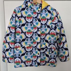 Hanna Anderrson Colorful Floral Puffer Coat Size 10